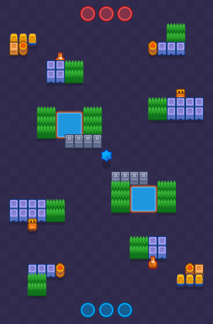Shooting Star map layout