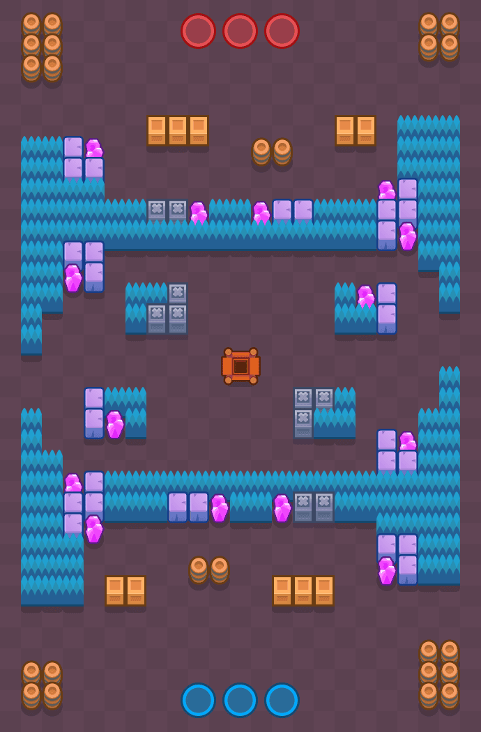 Hard Rock Mine map layout