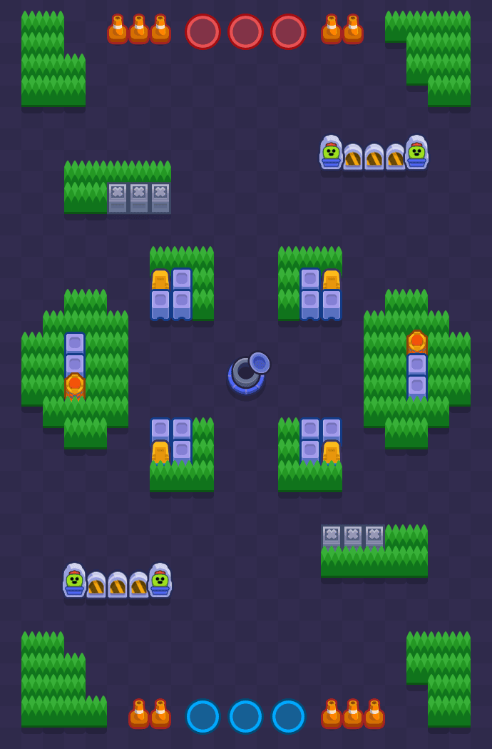 Crystal Arcade map layout