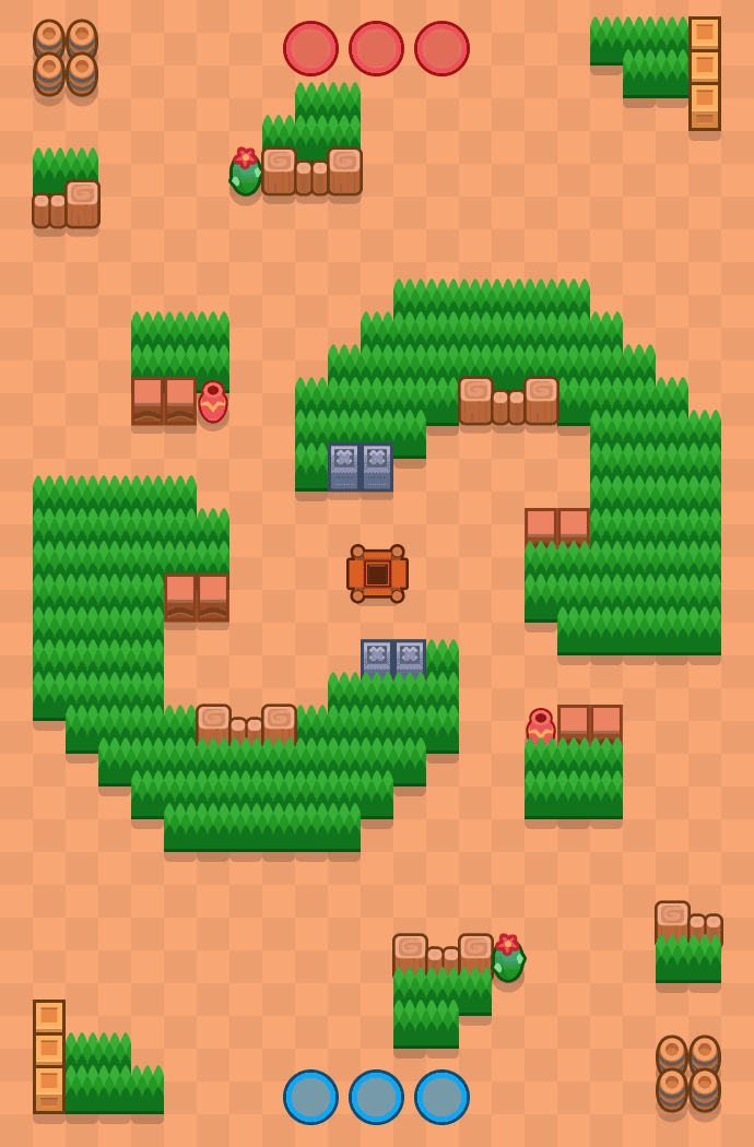 Double Swoosh map layout